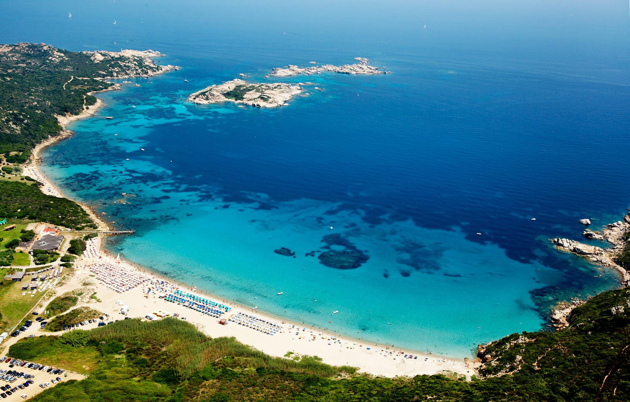 Strand La Marmorata in Santa Teresa Gallura auf Sardinien